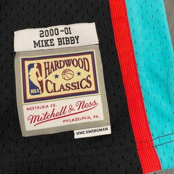 Mitchell & Ness Vancouver Grizzlies Mike Bibby Jersey NWT - Picture 5 of 7